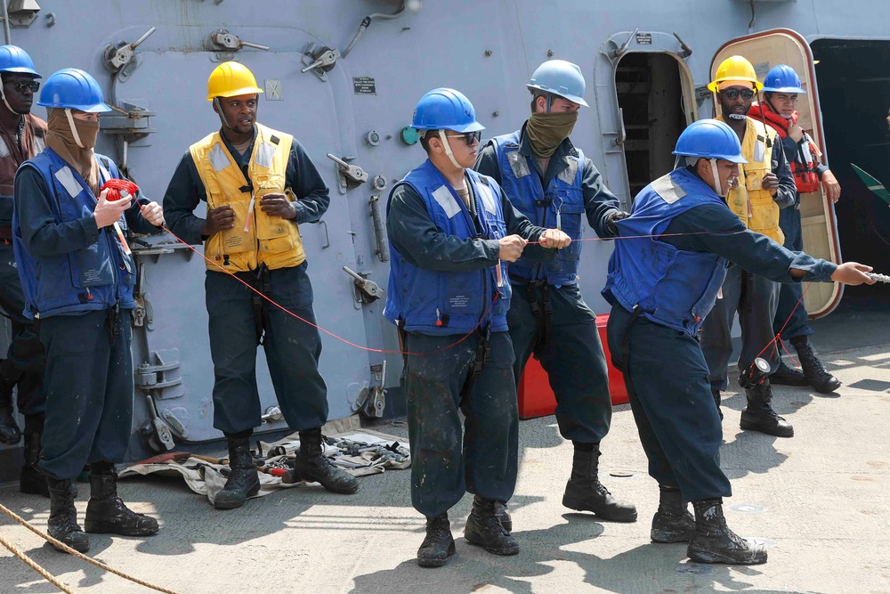 USS Truxtun Replenishment-at-Sea