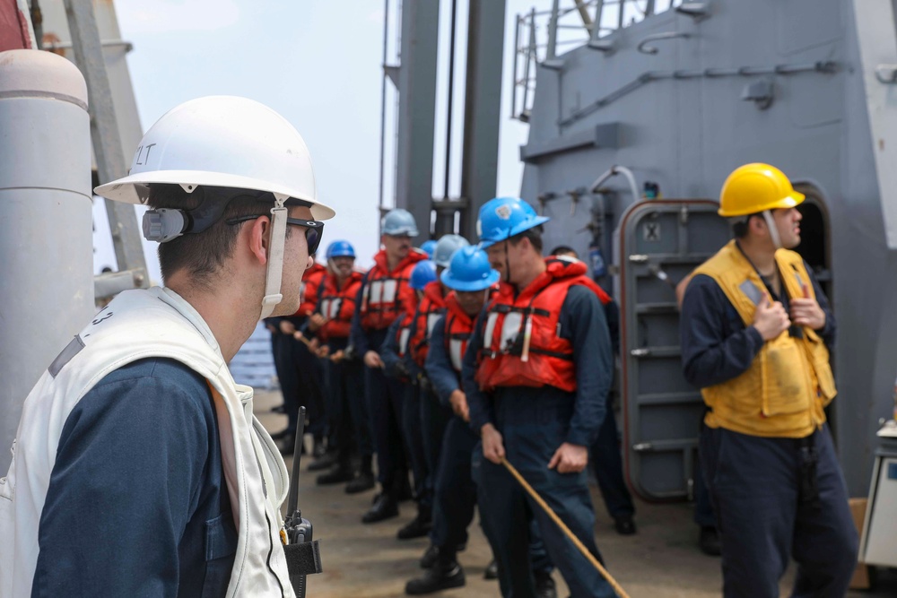 USS Truxtun Replenishment-at-Sea