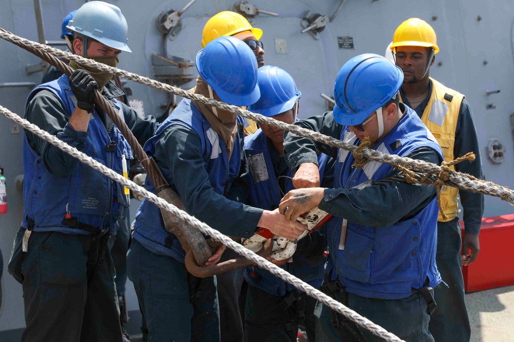 USS Truxtun Replenishment-at-Sea