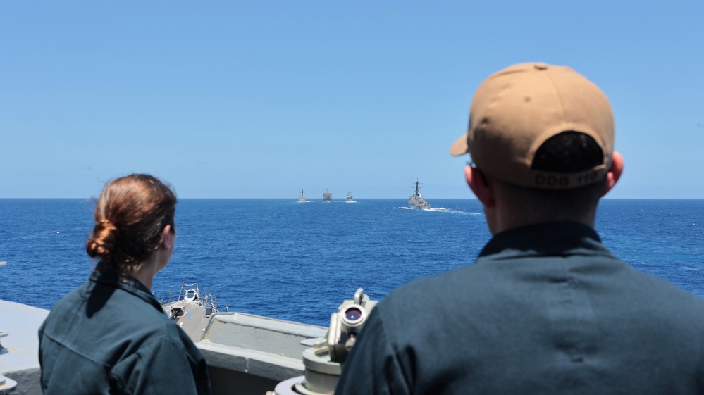 USS William P. Lawrence (DDG 110) Conducts Replinishment-at-Sea