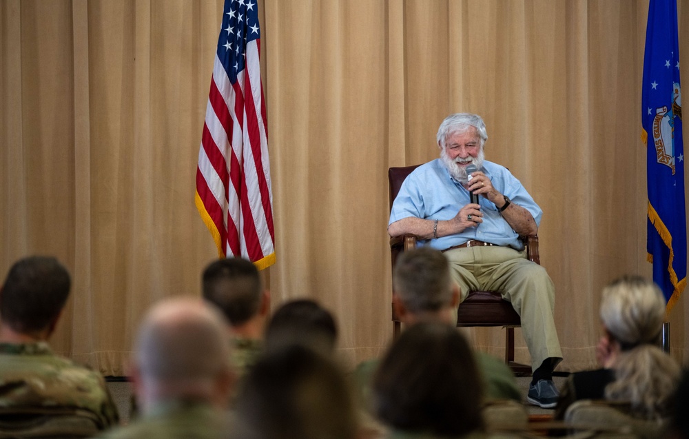 Holocaust survivor Werner Salinger visits Luke AFB