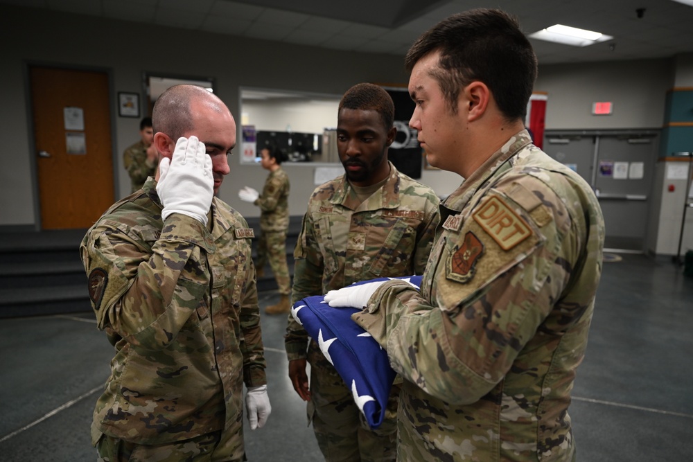 Whiteman Air Force Base Honor Guard Practice