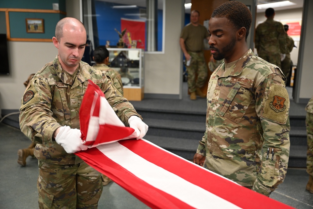 Whiteman Air Force Base Honor Guard Practice