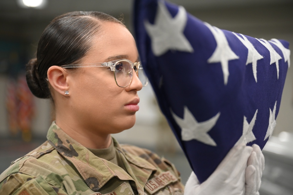 Whiteman Air Force Base Honor Guard Practice