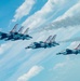 Thunderbirds perform at Cocoa Beach