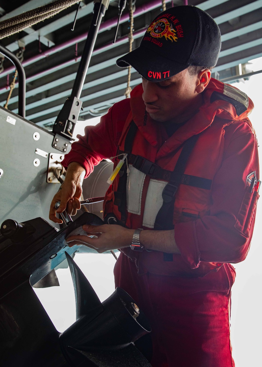 Daily Operations Aboard USS George H.W. Bush (CVN 77)