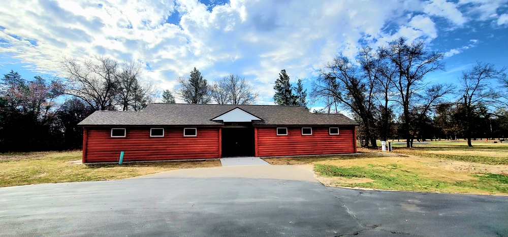 New Pine View Campground comfort station nearly complete; expected to be turned over in May