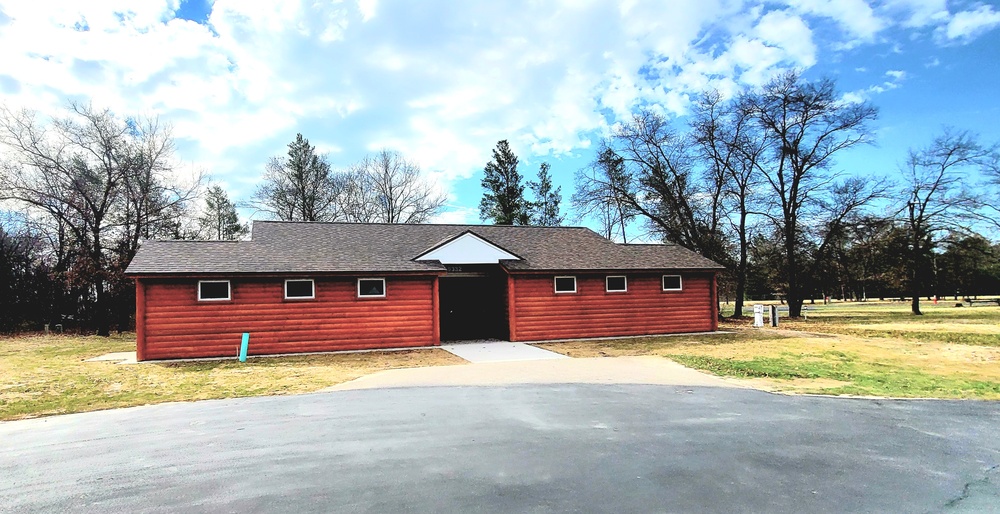 New Pine View Campground comfort station nearly complete; expected to be turned over in May