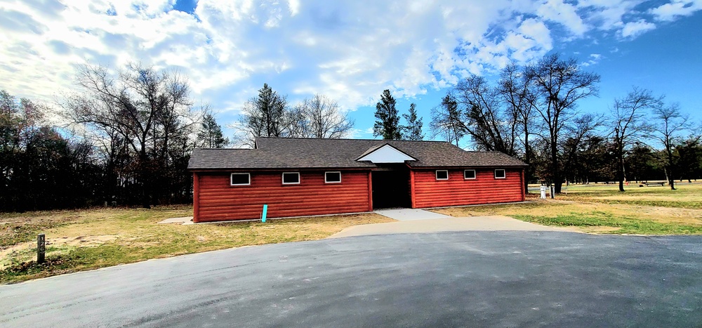 New Pine View Campground comfort station nearly complete; expected to be turned over in May