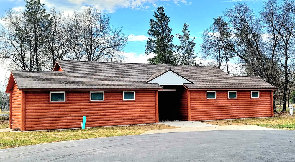 New Pine View Campground comfort station nearly complete; expected to be turned over in May