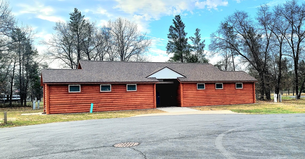 New Pine View Campground comfort station nearly complete; expected to be turned over in May