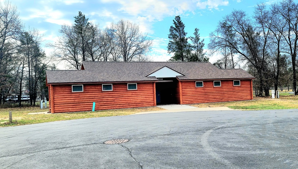 New Pine View Campground comfort station nearly complete; expected to be turned over in May