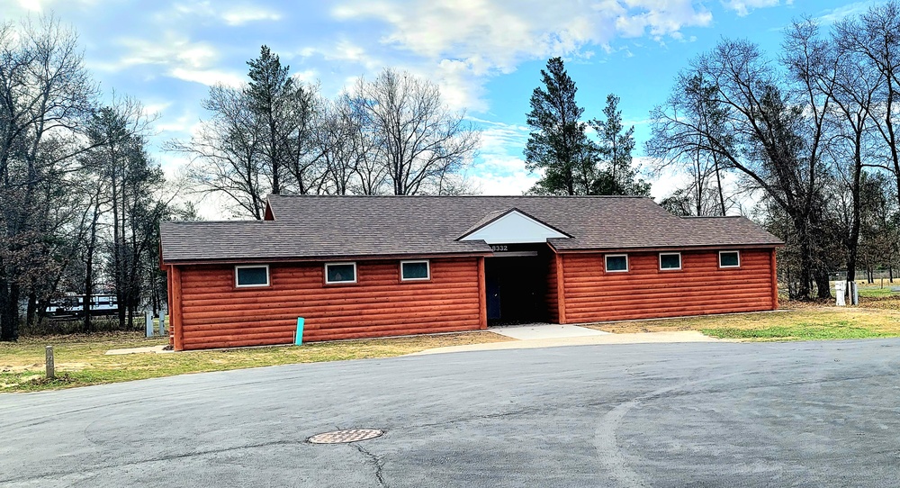 New Pine View Campground comfort station nearly complete; expected to be turned over in May