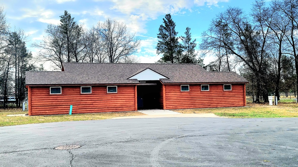 New Pine View Campground comfort station nearly complete; expected to be turned over in May