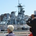 Battleship Wisconsin veteran during Volunteer Appreciation Week