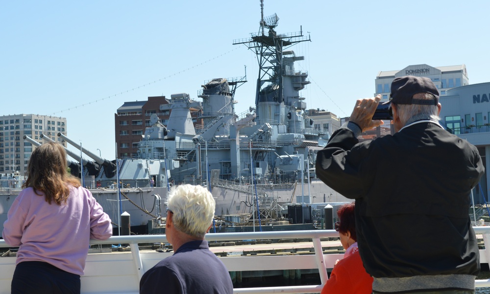 Battleship Wisconsin Veteran during Volunteer Appreciation Week