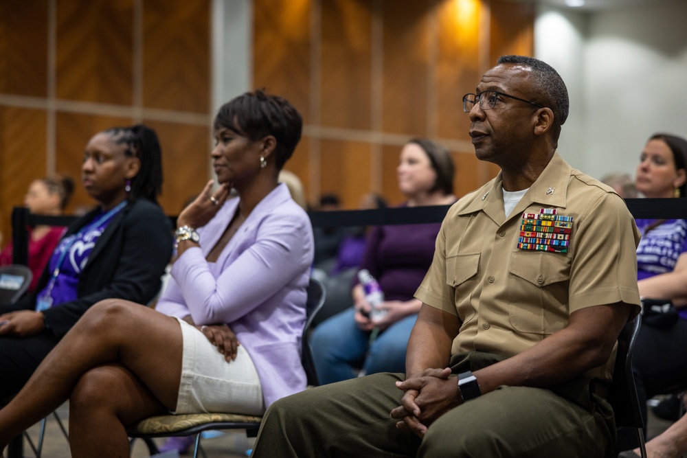 Col. Michael Brooks attends the Month of the Military Child Proclamation