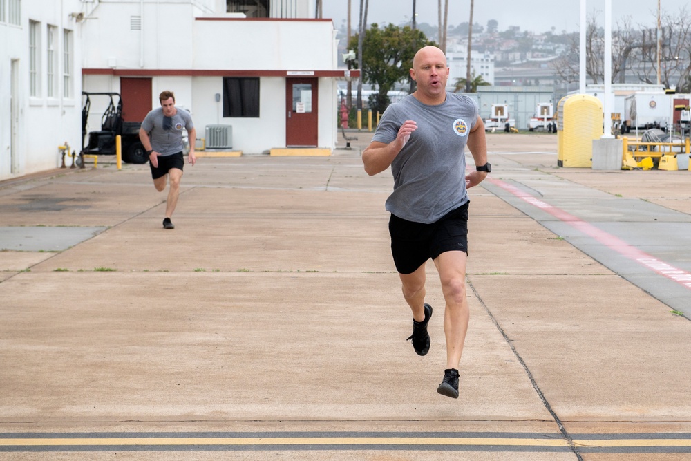 Coast Guard Air Station San Diego Aviation Survival Technicians conduct Rescue Swimmer Physical Training Assessment