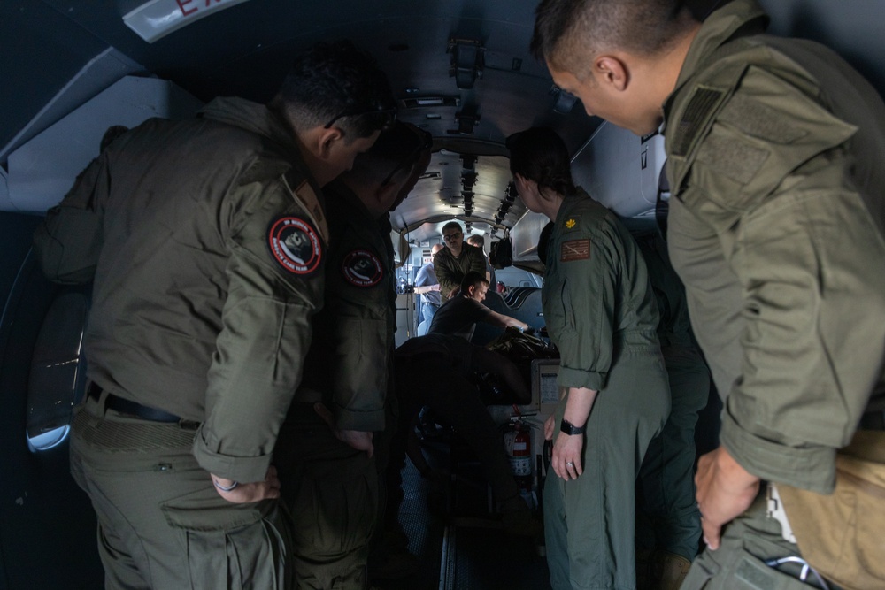 2nd Medical Battalion Conducts En Route Care Exercise Aboard C-146A Wolfhound