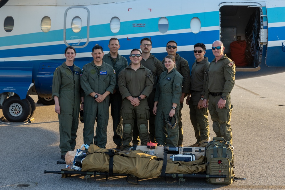 2nd Medical Battalion Conducts En Route Care Exercise Aboard C-146A Wolfhound