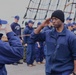 Coast Guard and National Oceanic and Atmospheric Administration Corps officer candidates enter second week of at-sea training in the Atlantic Ocean