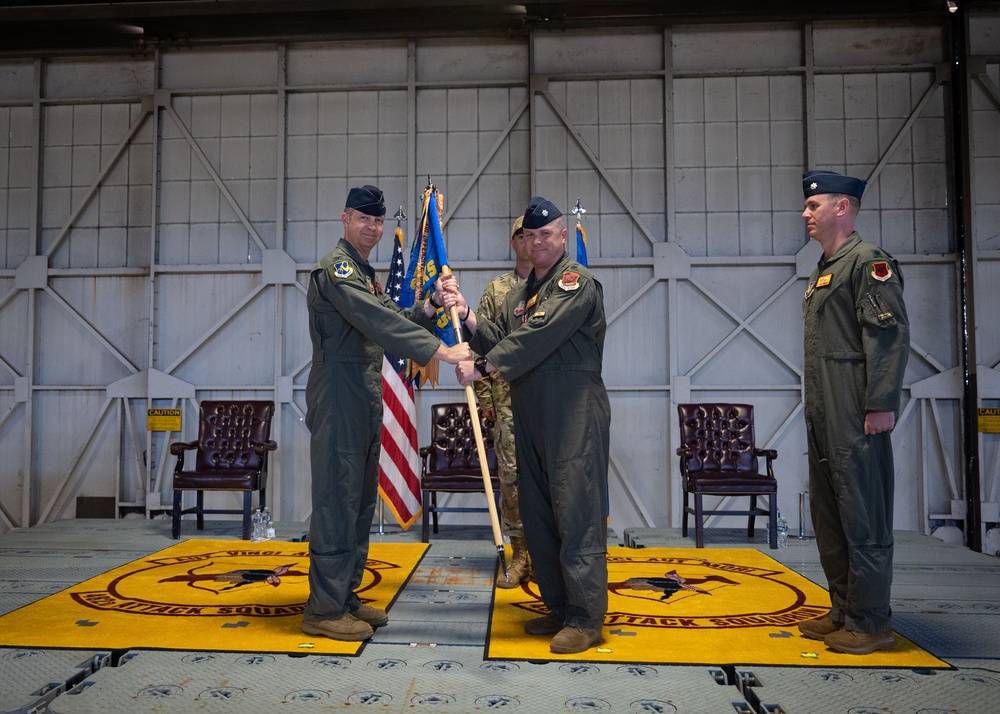 482nd Attack Squadron change of command ceremony