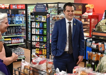 Congressman Gaetz visits Duke Field