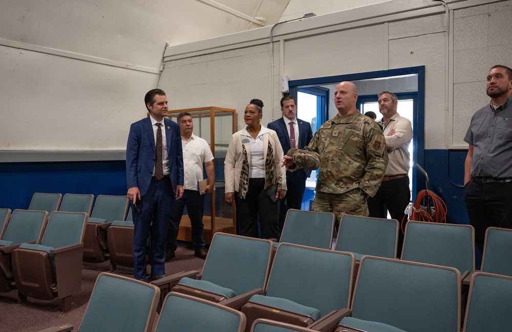 Congressman Gaetz visits Duke Field
