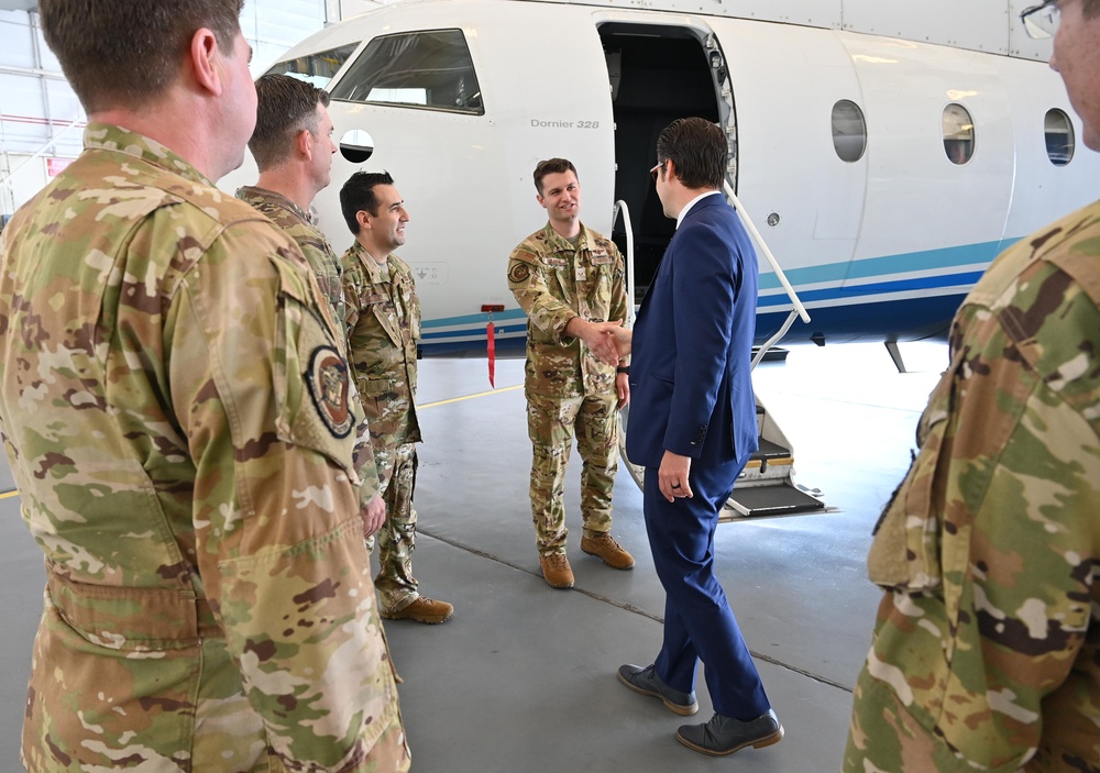 Congressman Gaetz visits Duke Field