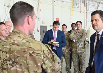 Congressman Gaetz visits Duke Field