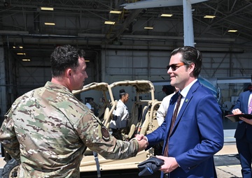 Congressman Gaetz visits Duke Field