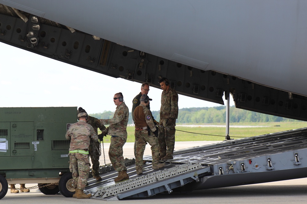 Alaska National Guard C-17 Globemaster III Cargo Loading