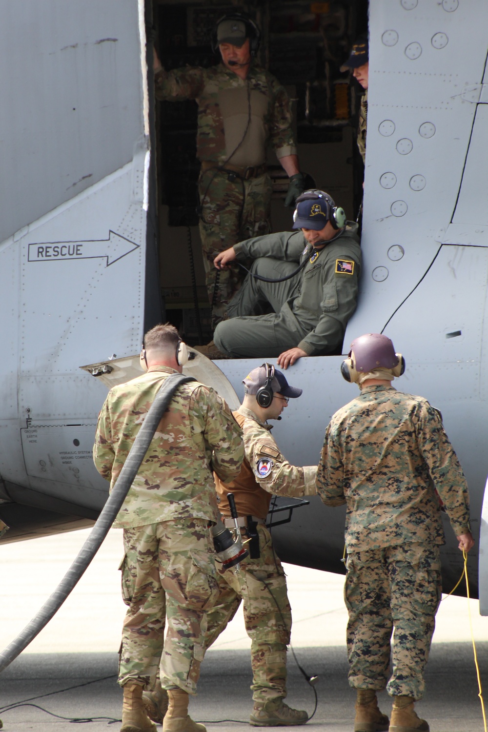 Alaska National Guard C-17 Globemaster III Hot Pit Refueling