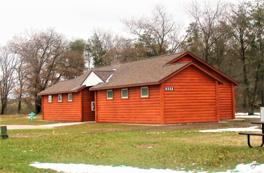 New Pine View Campground comfort station nearly complete; expected to be turned over in May