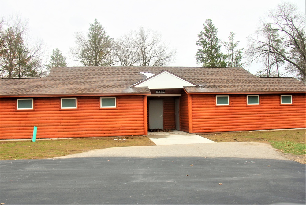 New Pine View Campground comfort station nearly complete; expected to be turned over in May