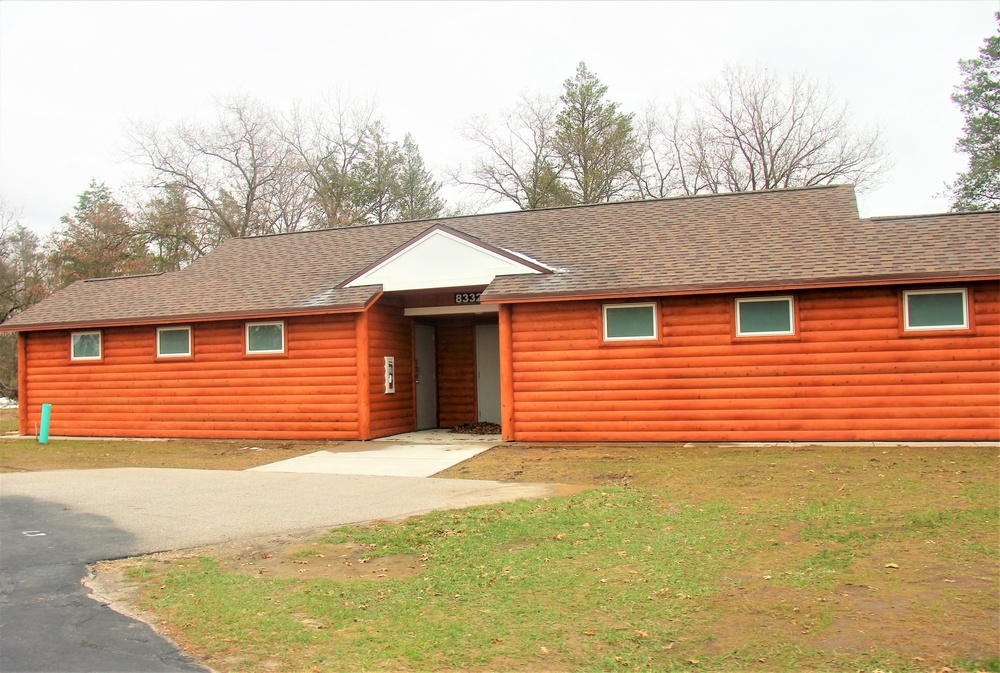 New Pine View Campground comfort station nearly complete; expected to be turned over in May