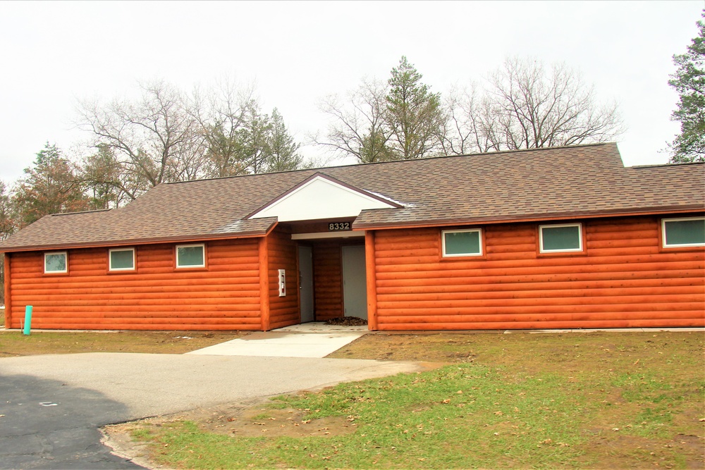 New Pine View Campground comfort station nearly complete; expected to be turned over in May