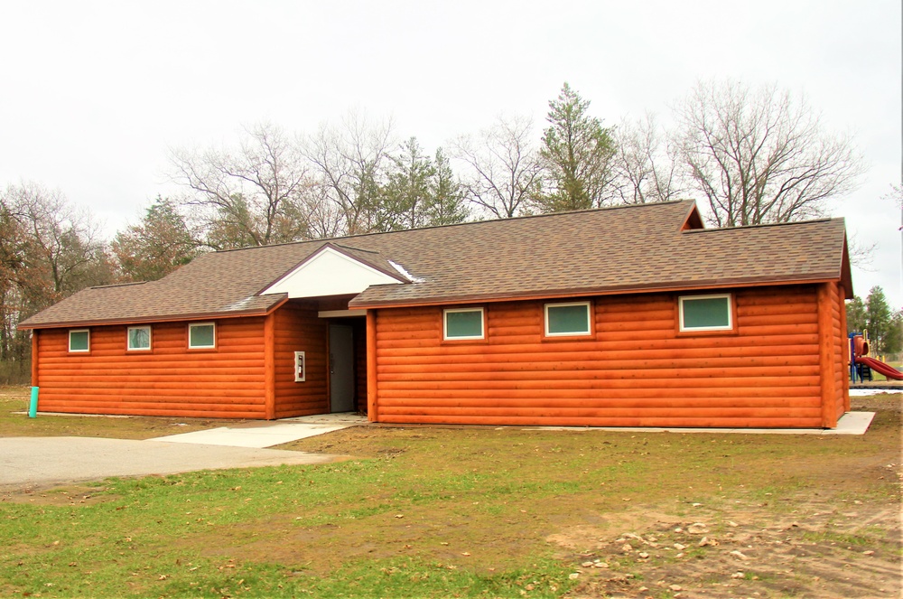 New Pine View Campground comfort station nearly complete; expected to be turned over in May