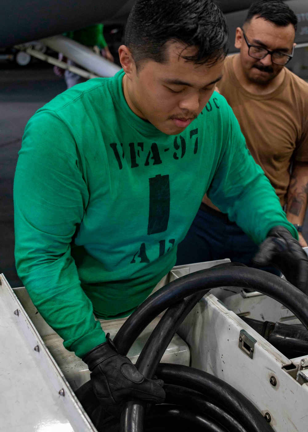 Sailors Aboard USS Carl VInson (CVN 70) Conduct Daily Operations