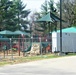 Floor replacement at Fort McCoy's Pine View Campground playground