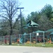 Floor replacement at Fort McCoy's Pine View Campground playground