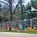 Floor replacement at Fort McCoy's Pine View Campground playground