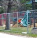 Floor replacement at Fort McCoy's Pine View Campground playground