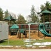 Floor replacement at Fort McCoy's Pine View Campground playground