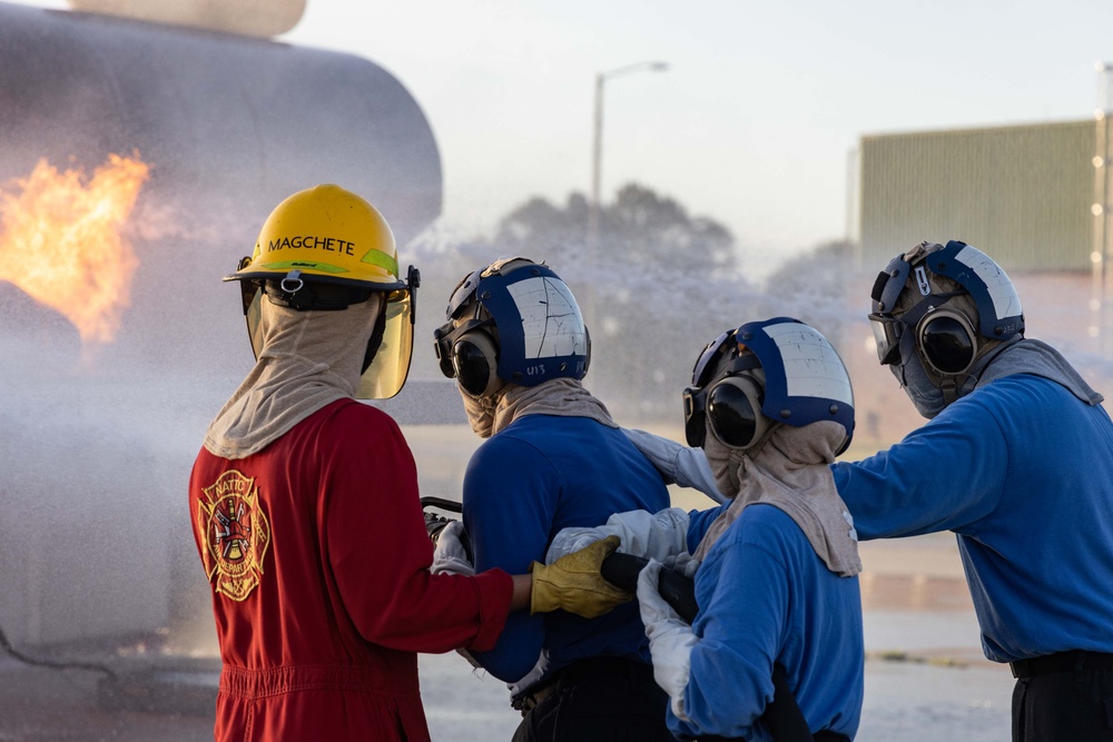 Aviation Boatswain's Mate (Handling) Aircraft Firefighting