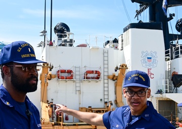 Coast Guard College Student Pre-Commissioning Initiative mentorship aboard USCGC Seneca