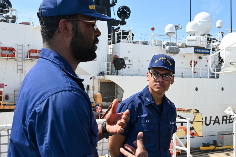 Coast Guard College Student Pre-Commissioning Initiative mentorship aboard USCGC Seneca