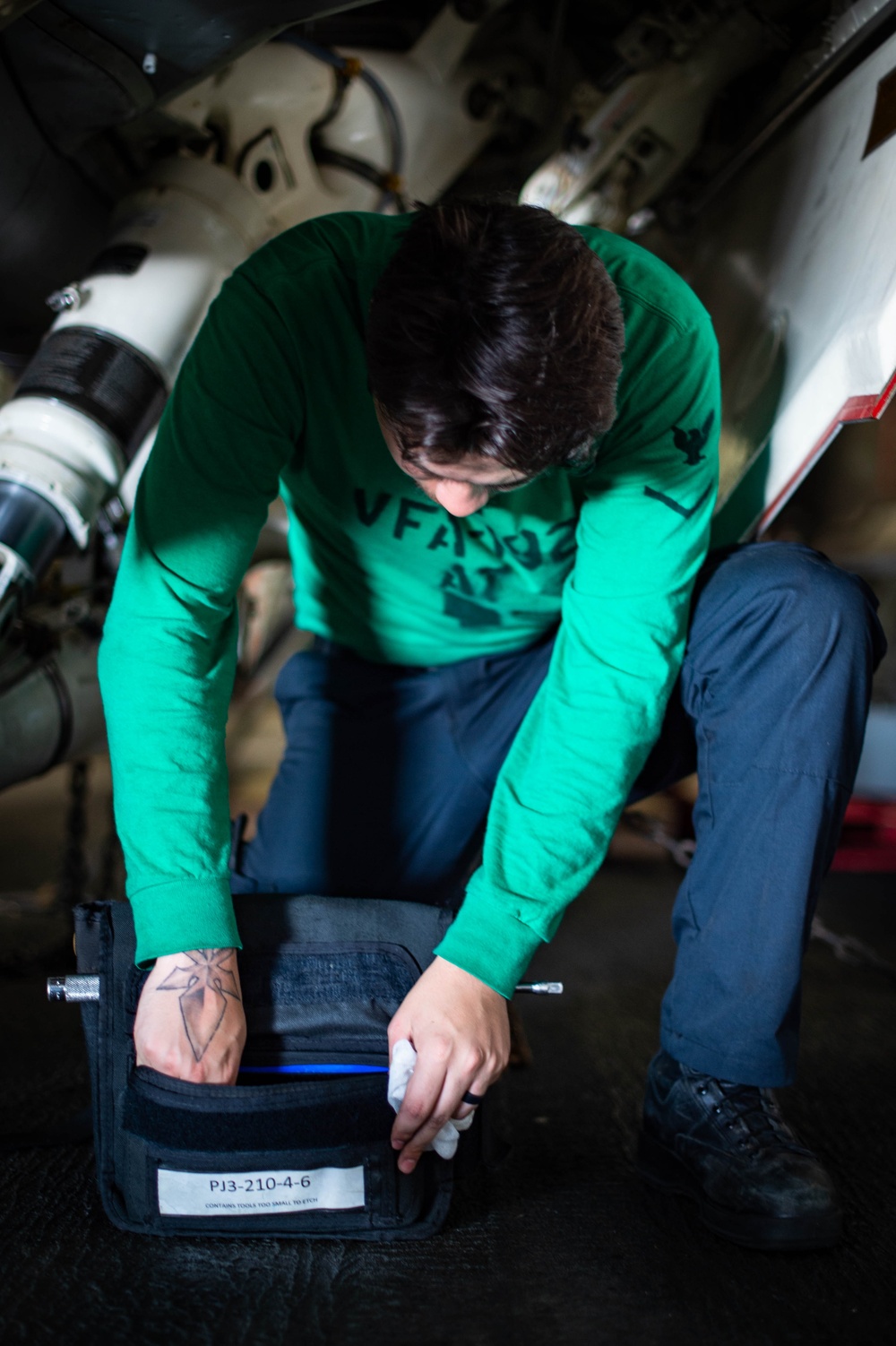 Sailors Aboard USS Carl VInson (CVN 70) Conduct Daily Operations