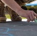 2d Marine Division Participates in &quot;Chalk the Walk&quot;