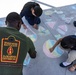 2d Marine Division Participates in &quot;Chalk the Walk&quot;